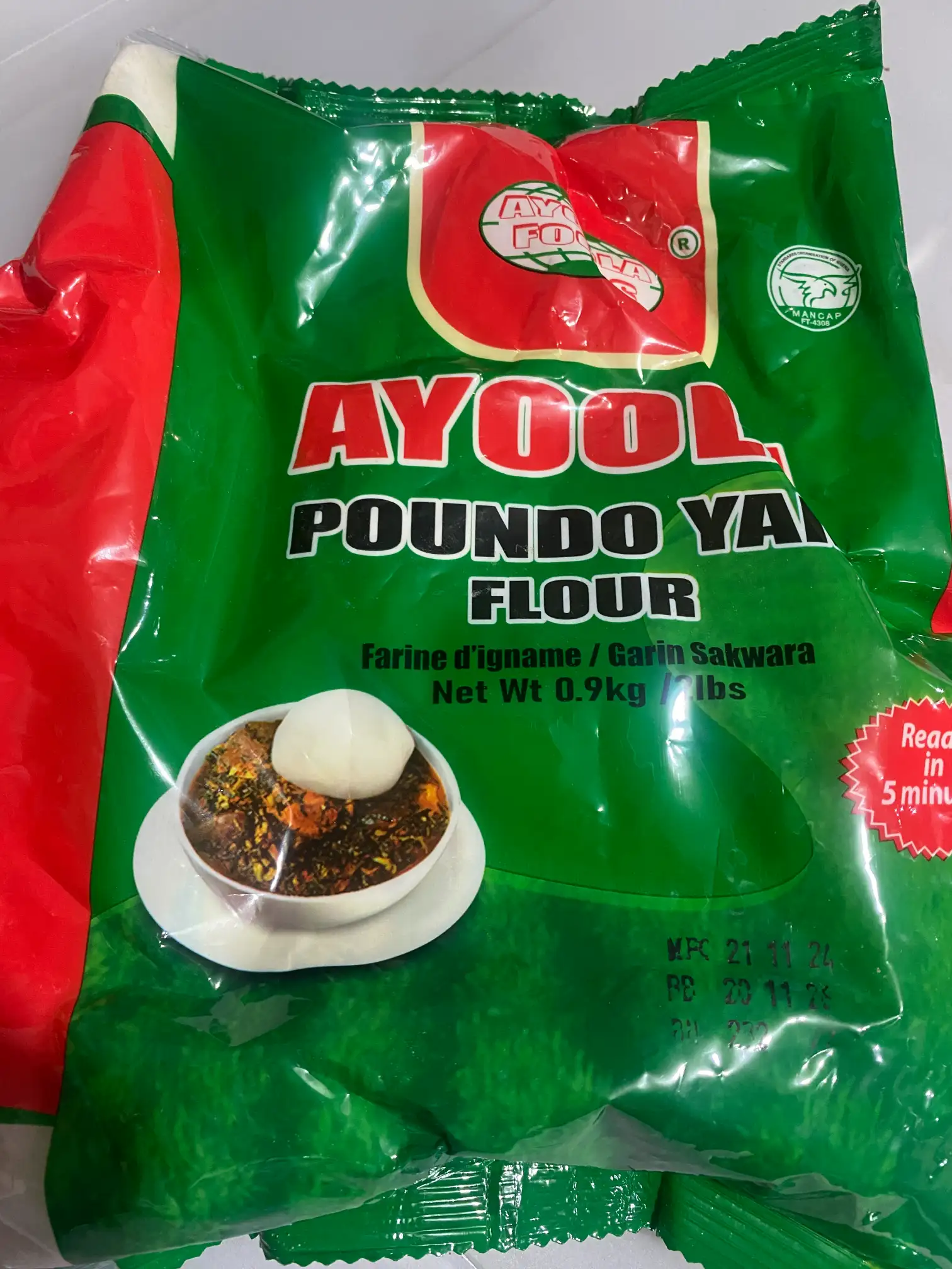 Poundo Yam 0.9 kg