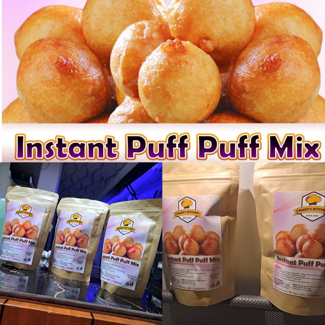 Instant Puff Puff Mix
