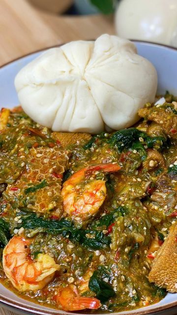 Okro Soup and Swallow