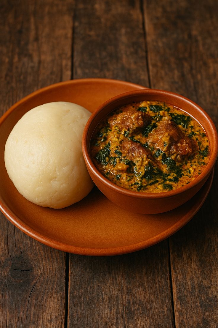 Egusi Soup and Swallow