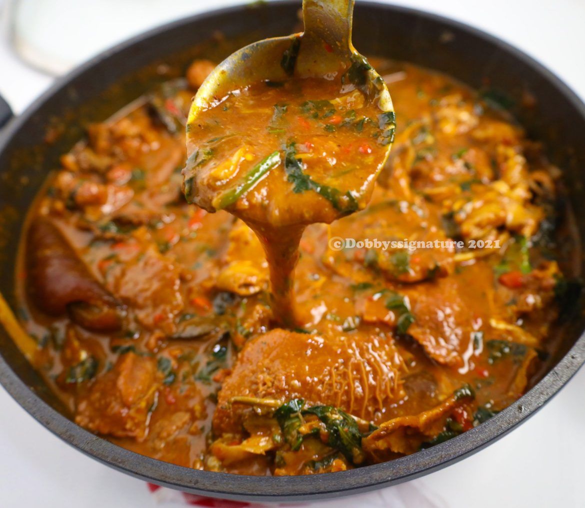 Ogbonno Soup and Swallow
