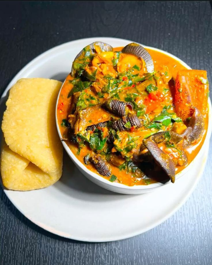 Fisherman soup and Swallow