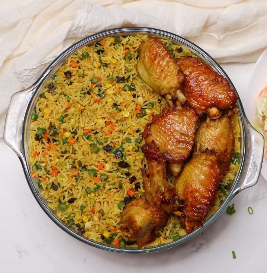 Fried Rice and Chicken
