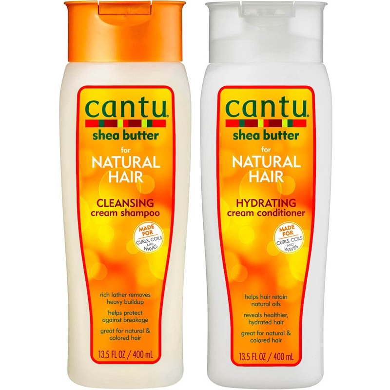 Cantu Shea Butter Natural Hair Sulfate-Free Hydrating Cream Conditioner, 13.5 FL / 400mL