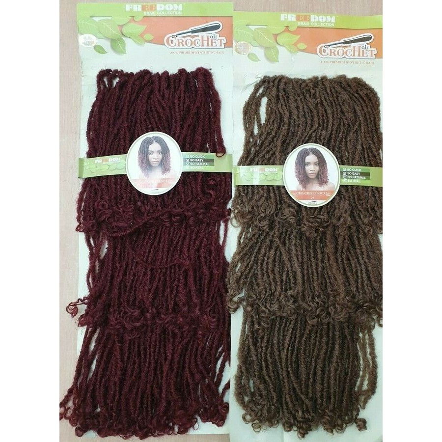 Freedom Cro Chilli Faux Loc Crouchet Curly Ends BLACK ONLY