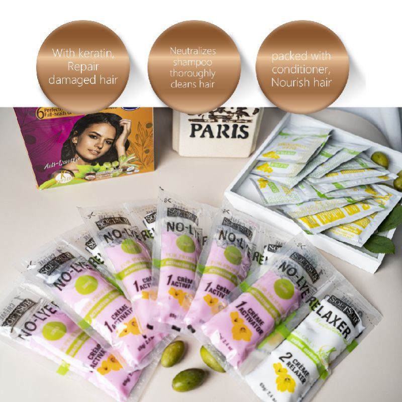 Hair  Straightening  cream /Relaxer professional  use with Shampoo and conditioner.