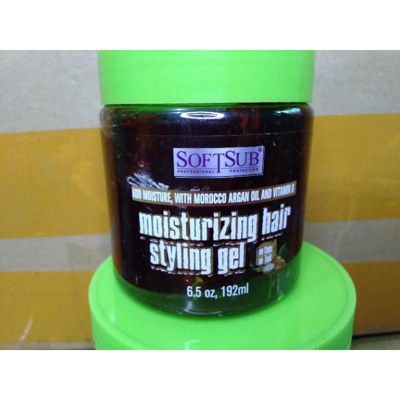 Hair Styling Gel with Morroco Argan oil and Vitamin B  192ml.