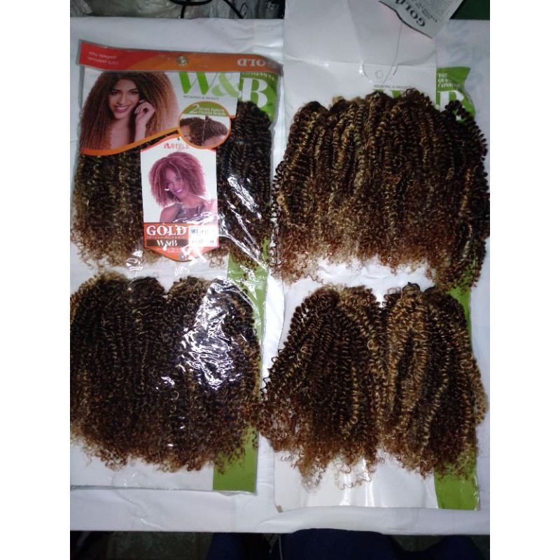 Noble Gold Wave High Temperature Fiber Extension Weave