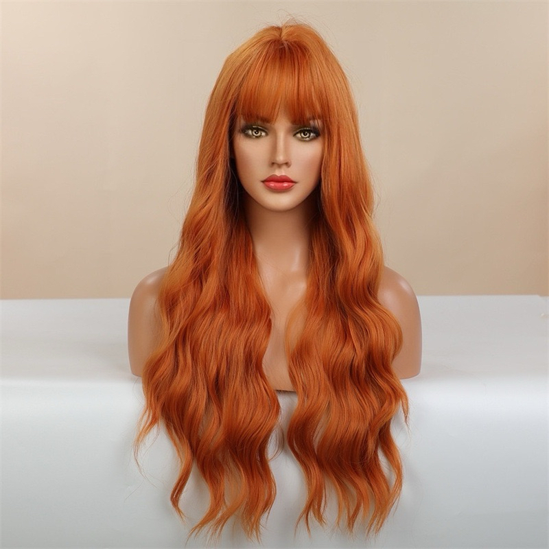 On Hand Budget Friendly Synthetic Blends Hair Wigs Cosplay