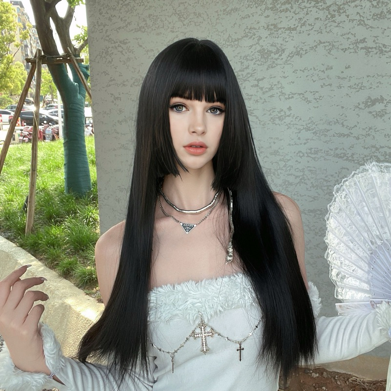 On Hand Budget Friendly Synthetic Blends Hair Wigs Cosplay