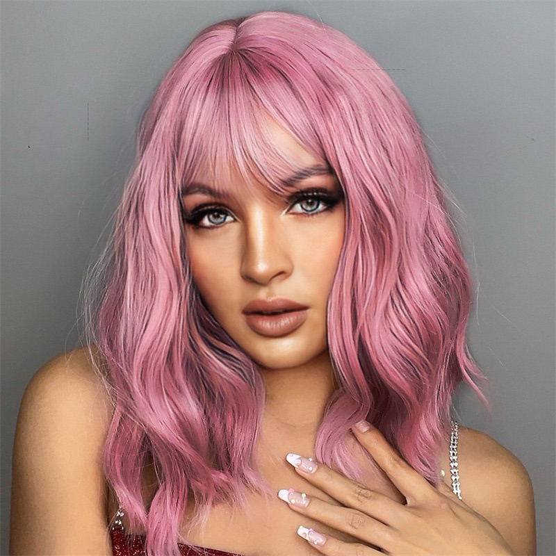 On Hand Budget Friendly Synthetic Blends Hair Wigs Cosplay