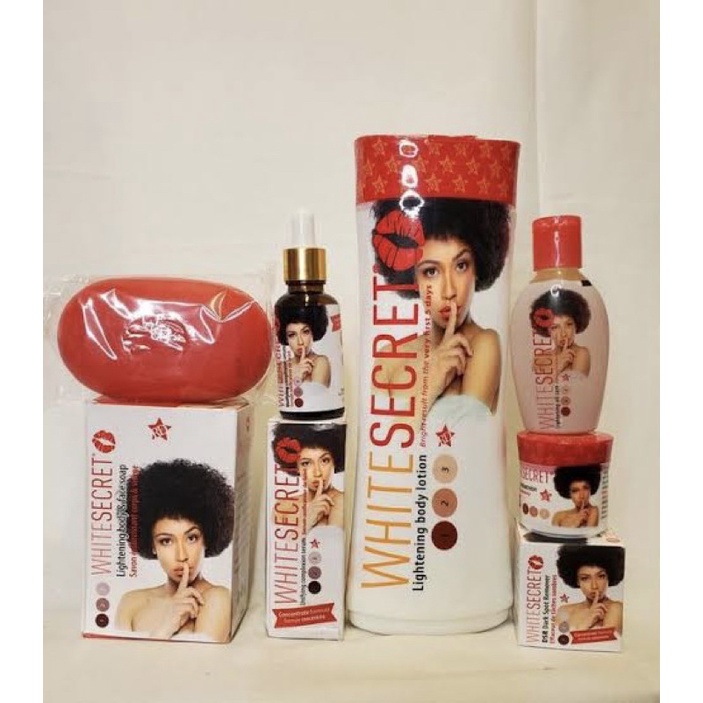 White Secret Lotion 5 days Brightening lotion, Soap